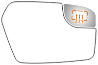 SIDE VIEW MIRROR HEATED